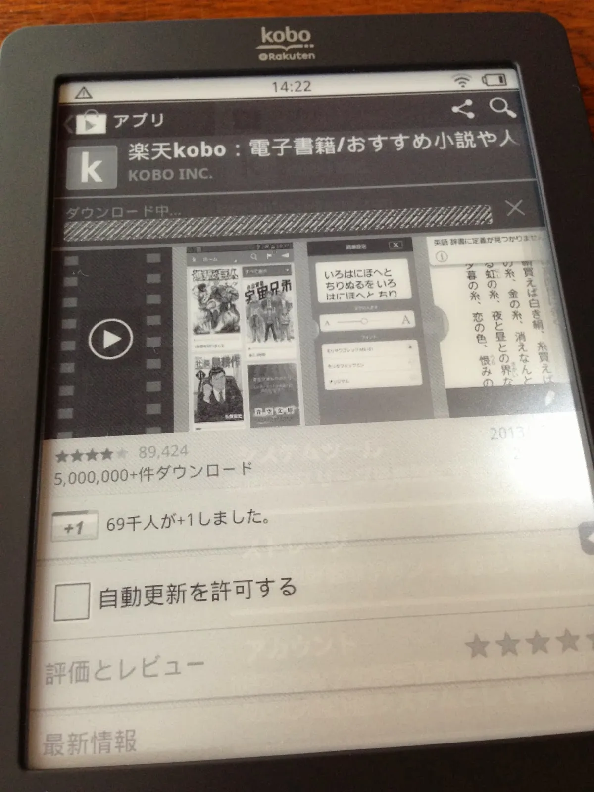 E-Ink画面